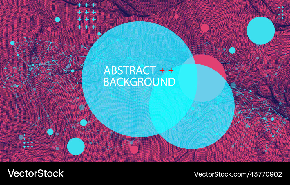 Template for science and technology presentation Vector Image