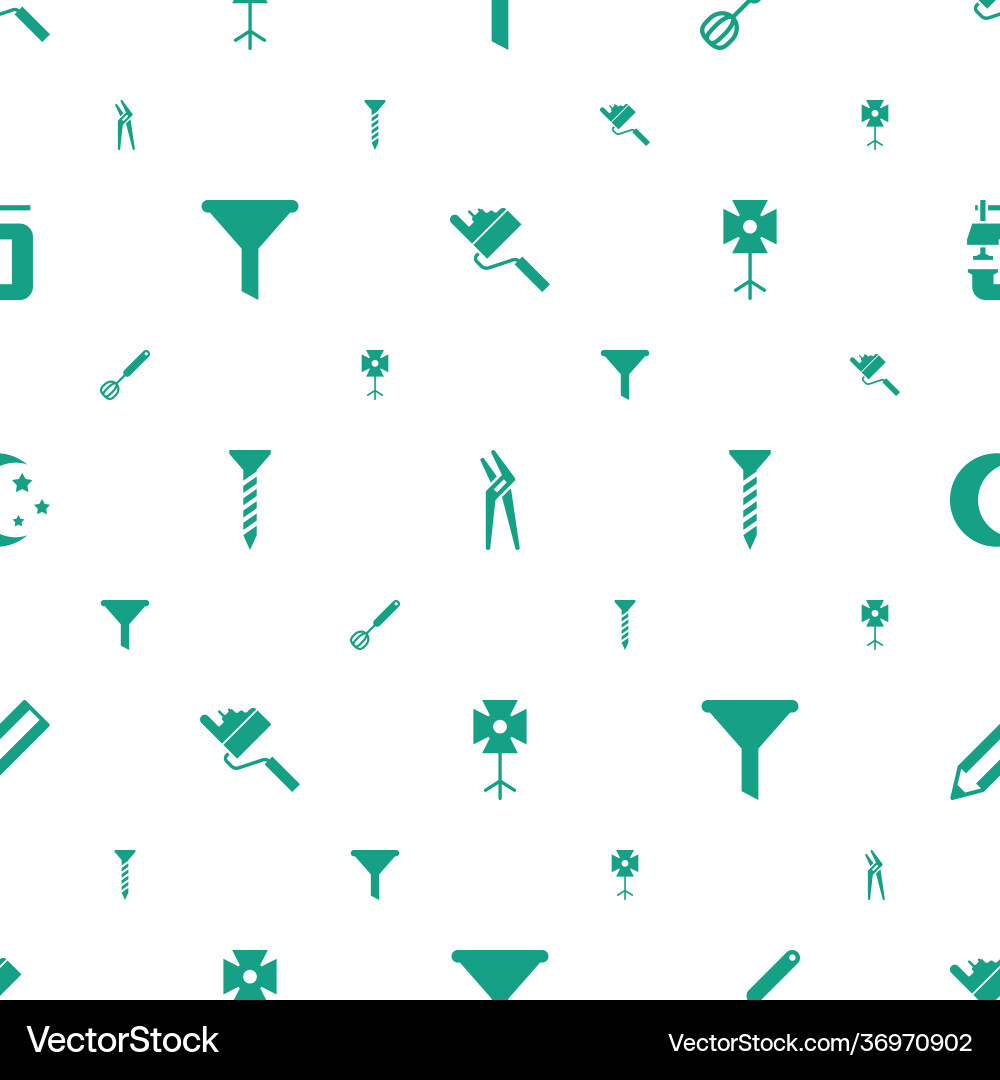 Tool icons pattern seamless white background Vector Image