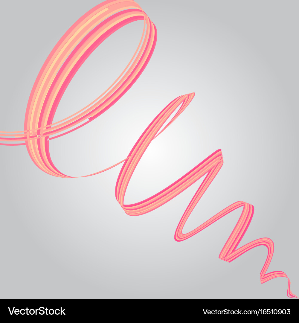 Abstract background with twisted swirles vector image