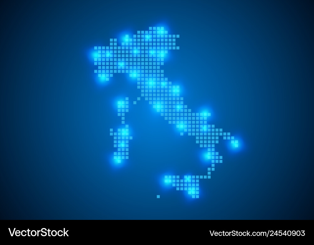 Abstract blue background with map internet line Abstract blue background with map internet line vector image