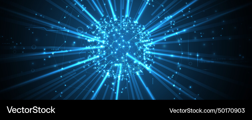 Abstract data background futuristic technology Abstract data background futuristic technology Vector Image