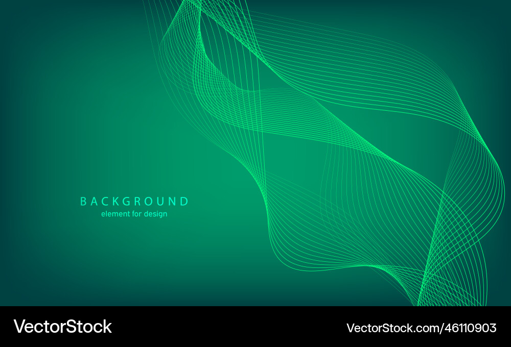Abstract gradient background wave element Abstract gradient background wave element vector image