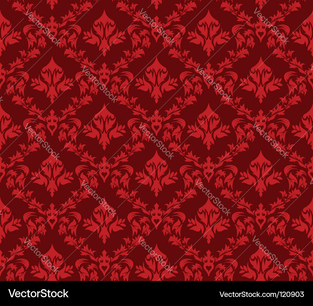 Damask pattern Vector Image