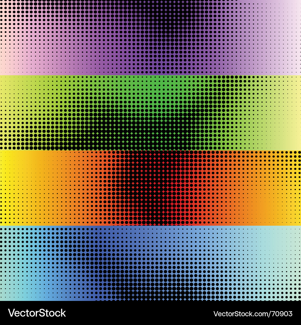 Halftone Pattern Background vector image