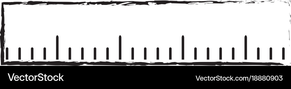 Isolated ruler design Vector Image
