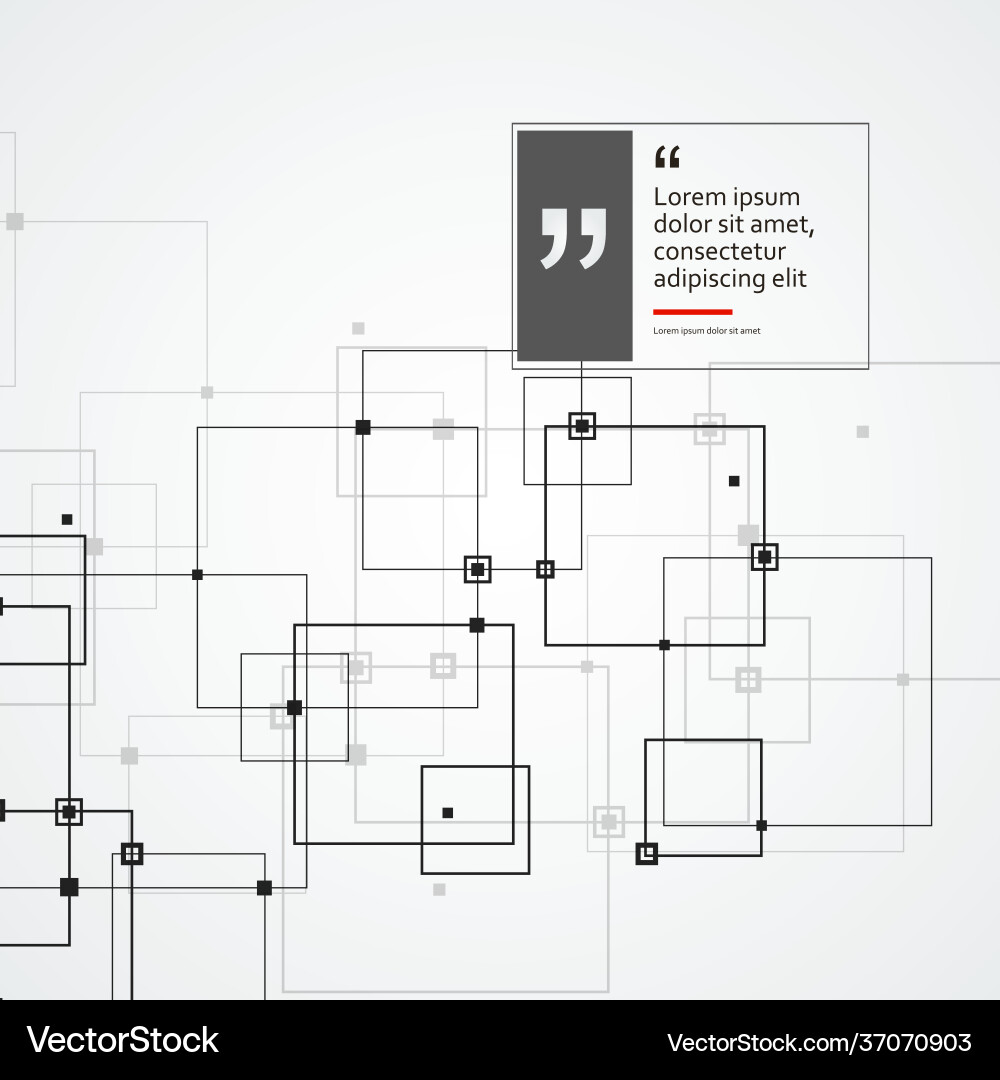Modern technology with square mesh Modern technology with square mesh vector image