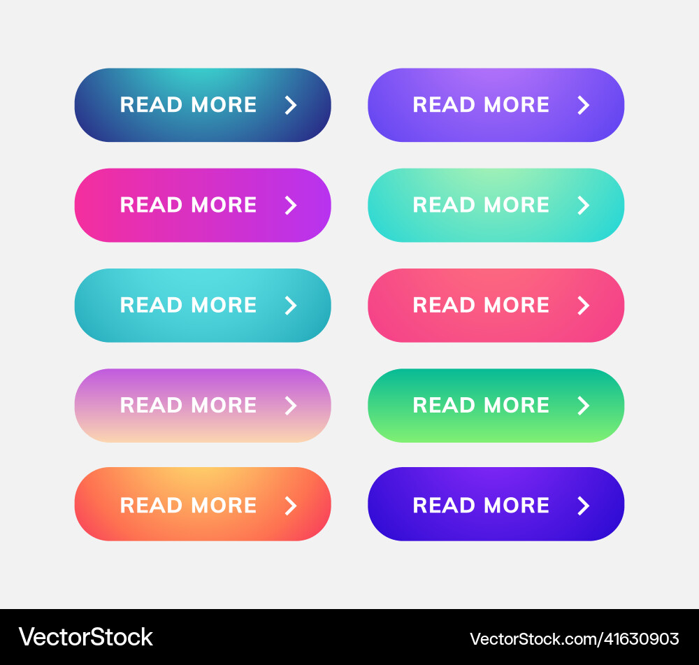 Read More Button Web Icon vector image