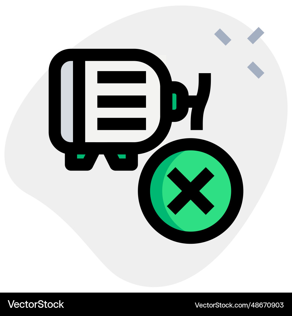 Removing the dynamo from a vehicle vector image