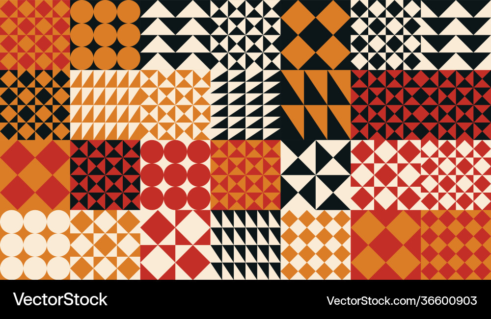 Simple geometric pattern design with basic Simple geometric pattern design with basic vector image