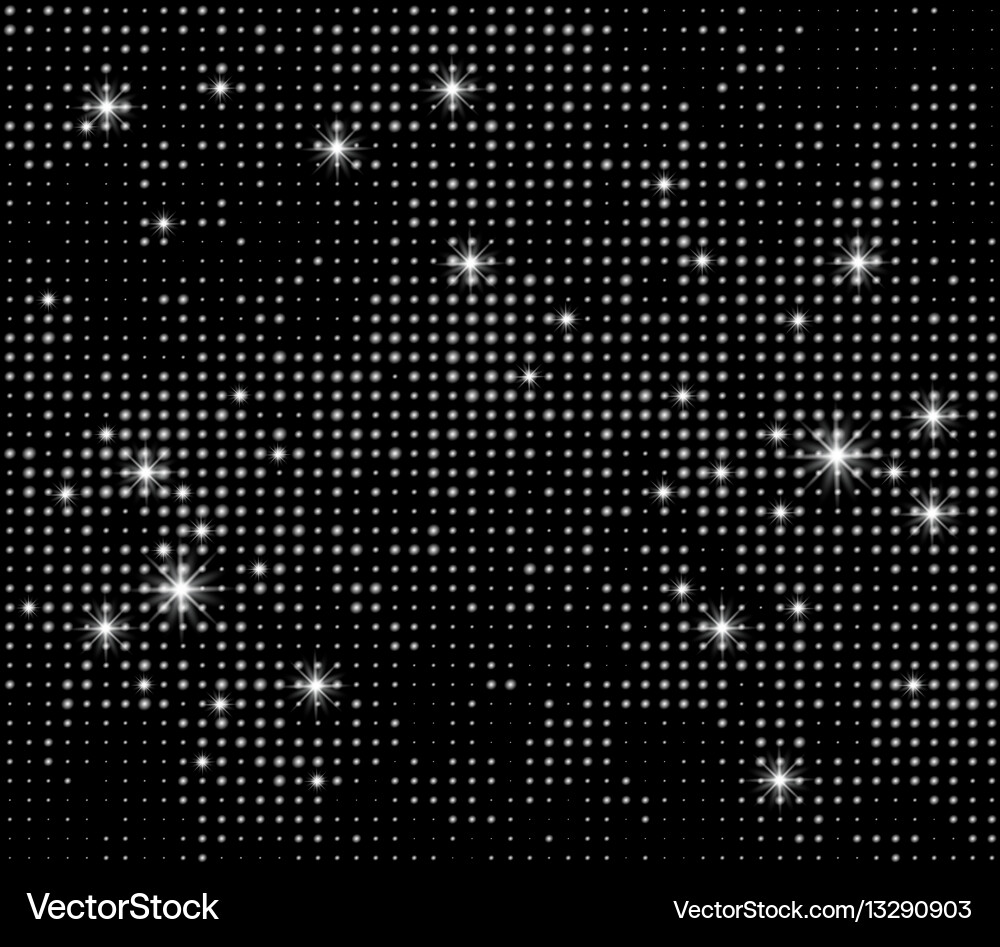 With four halftone patterns vector image