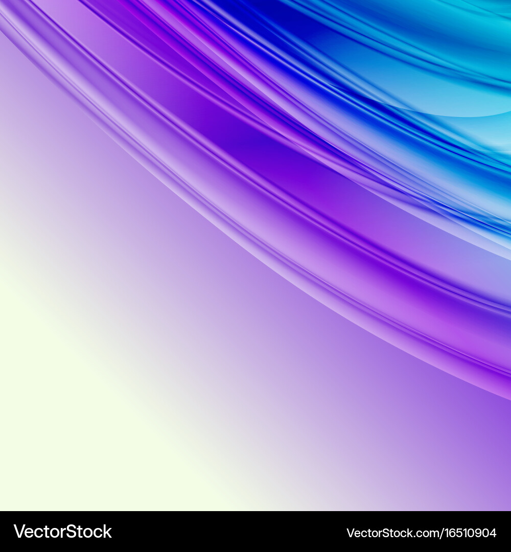 Abstract background with smooth waves vector image