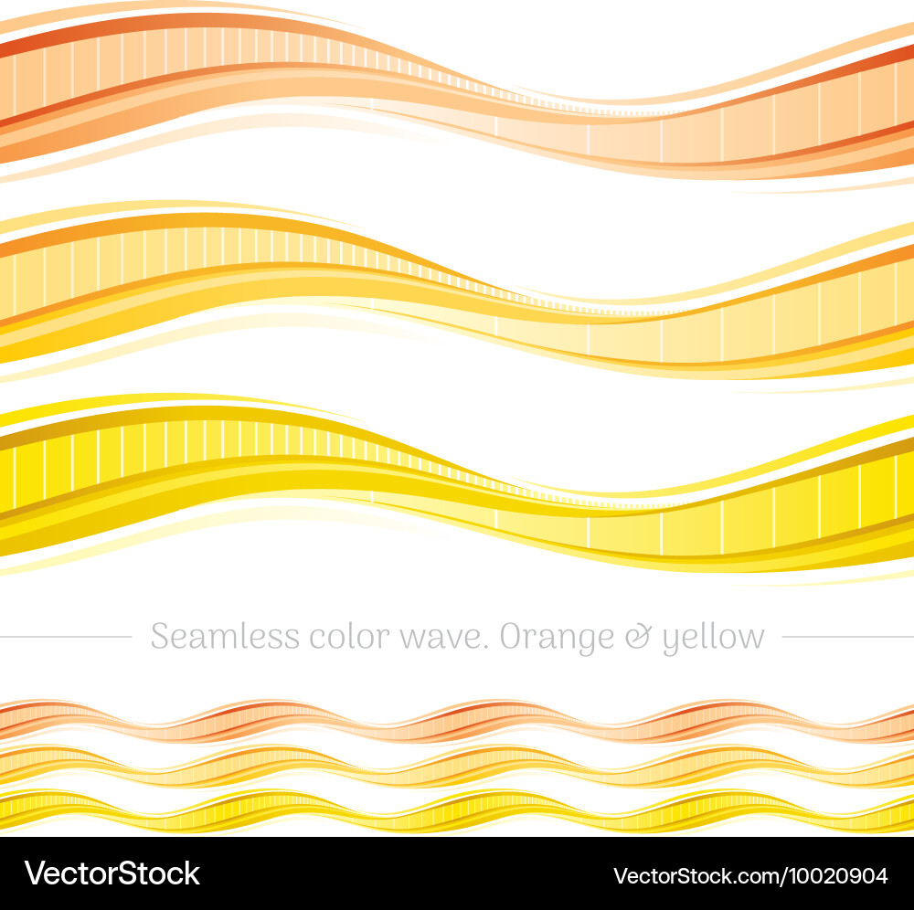 Abstract seamless wave pattern on white background Vector Image
