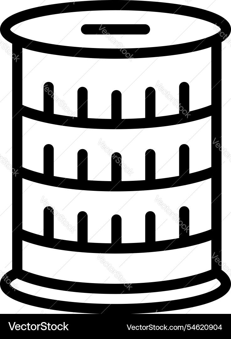 Car service line icon filter simple Car service line icon filter simple vector image