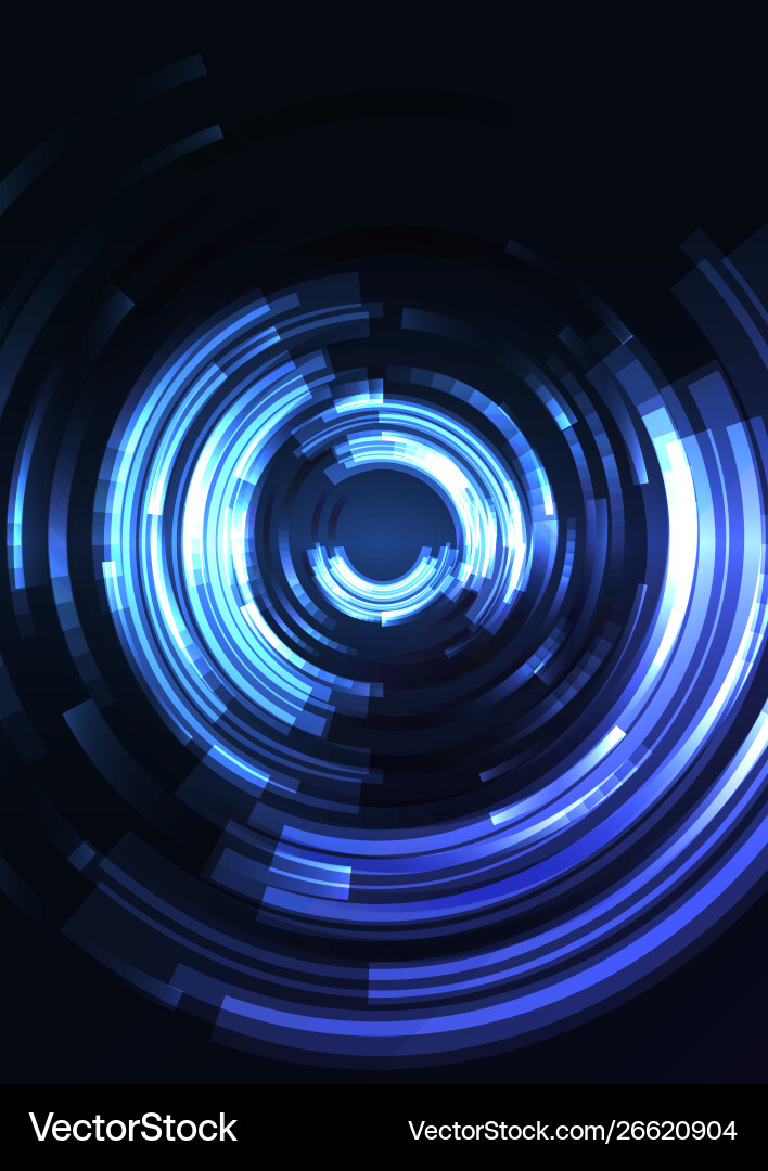 Circle digital pixel abstract background Circle digital pixel abstract background vector image