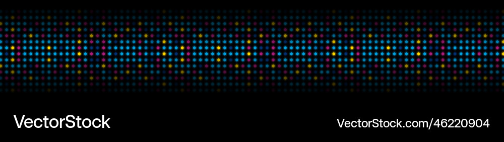Colorful abstract shiny light circles web header Vector Image
