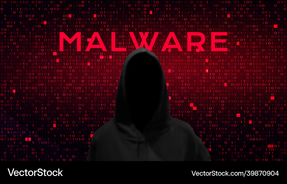 Computer Hacker auf abstrakten binären Code Computer Hacker auf abstrakten binären Code vektorbild