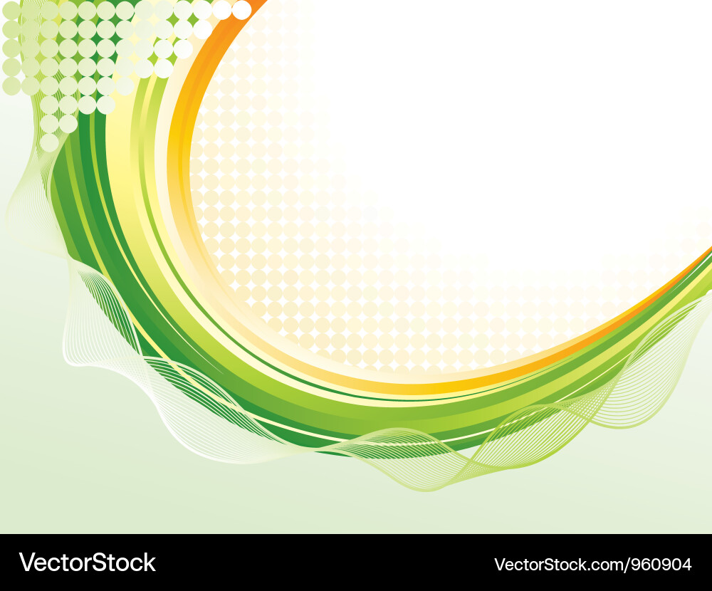 Dynamic Wave Background vector image