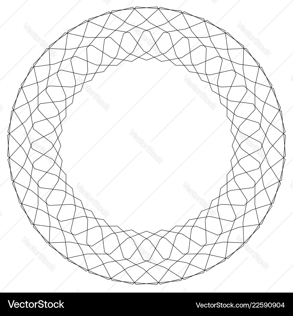 Geometric circular pattern abstract motif Geometric circular pattern abstract motif vector image