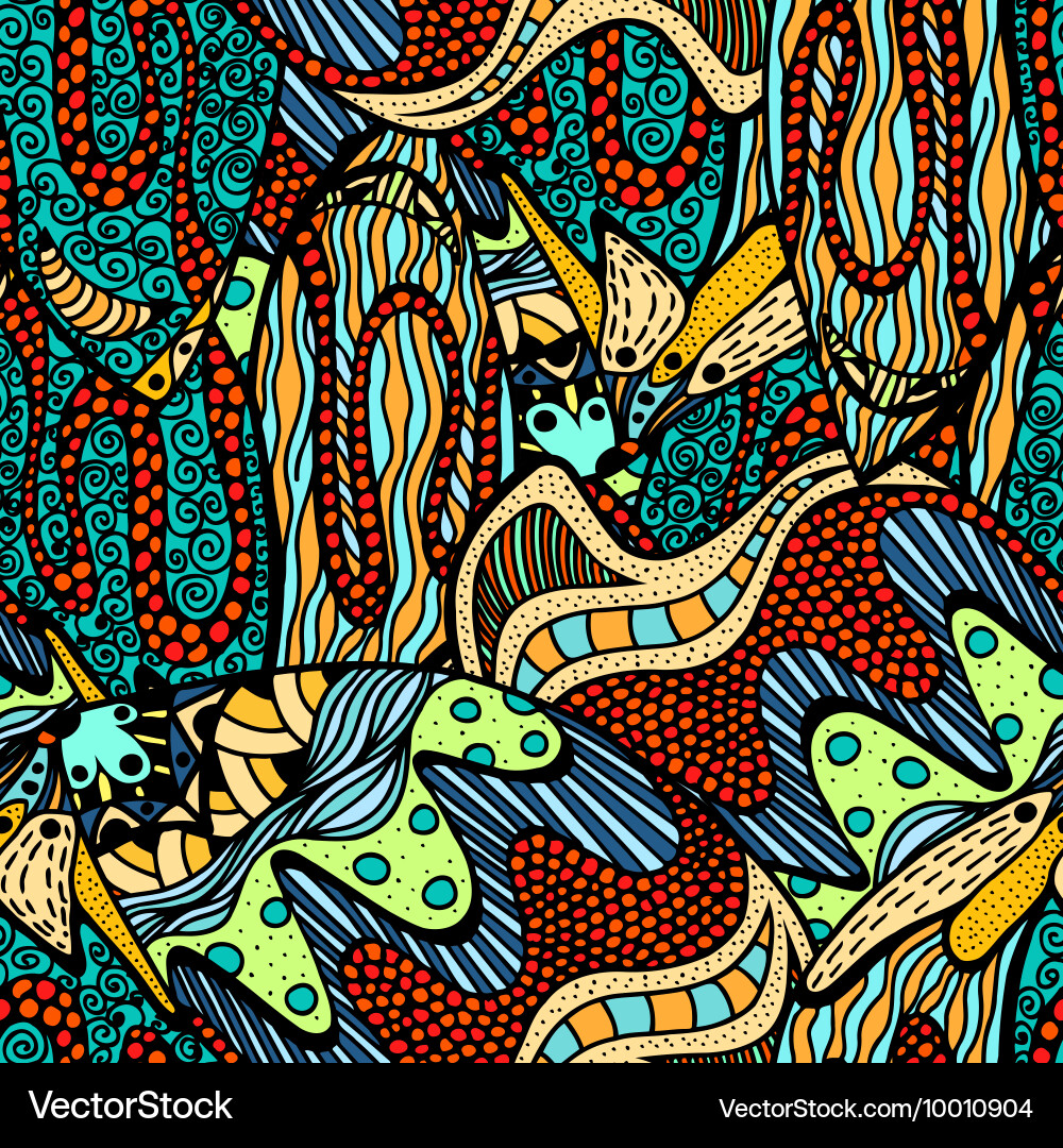Seamless abstract pattern vector image