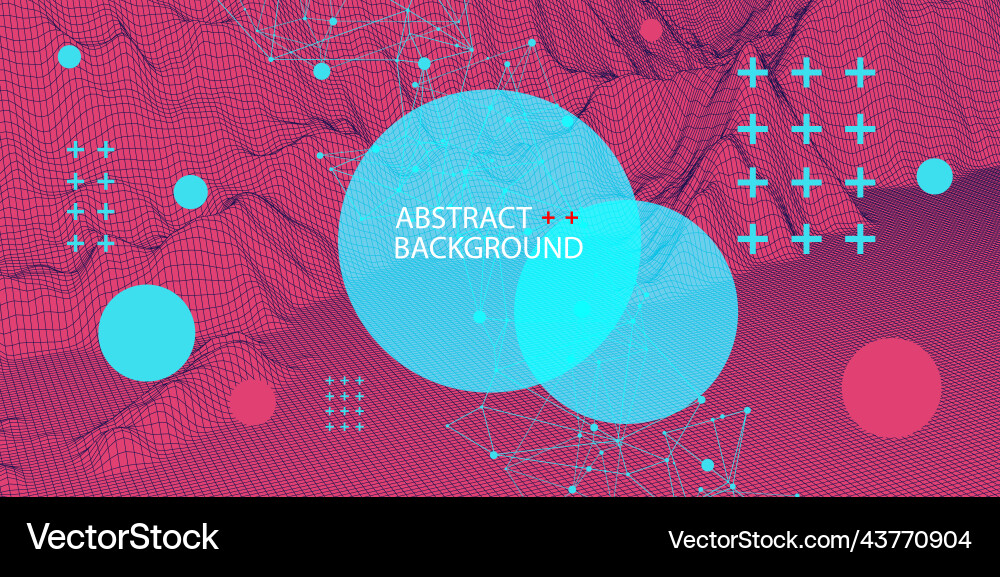 Template for science and technology presentation Template for science and technology presentation vector image