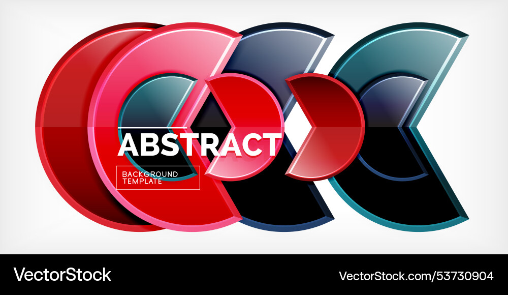 Trendy round shapes with triangular angle design Trendy round shapes with triangular angle design Vector Image