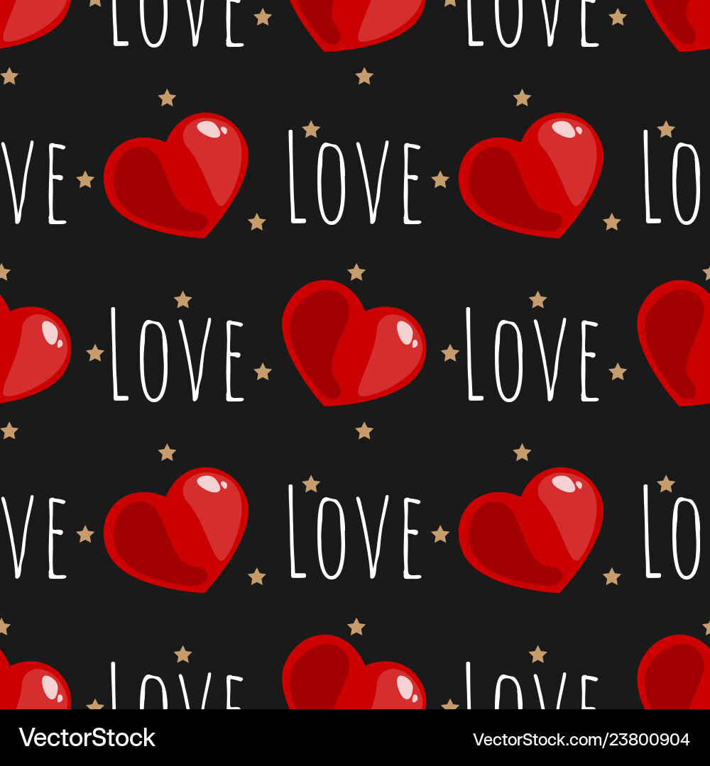 Valentines day seamless pattern Valentines day seamless pattern vector image