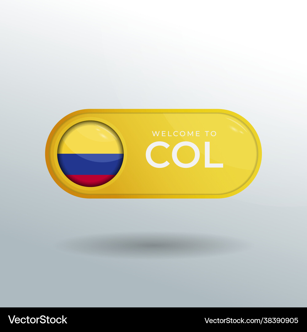 3d label and location pointer flag nation Vector Image