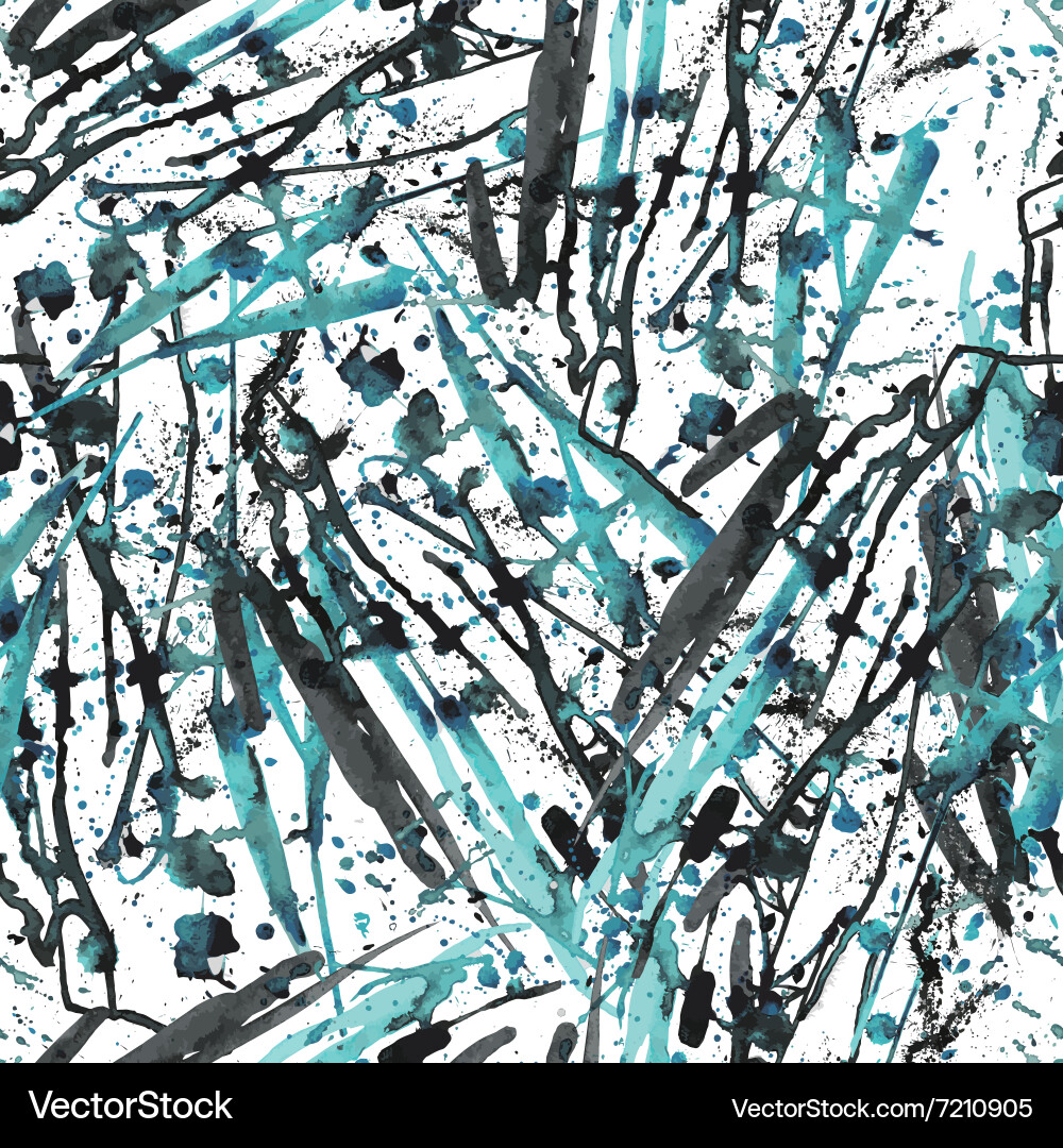 Abstract Ink Splatter Pattern vector image