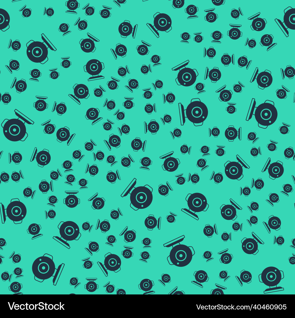 Black web camera icon isolated seamless pattern Black web camera icon isolated seamless pattern vector image