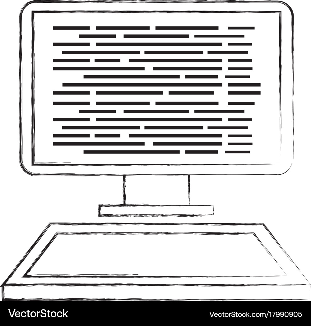 Programming and coding concept code on the screen vector image