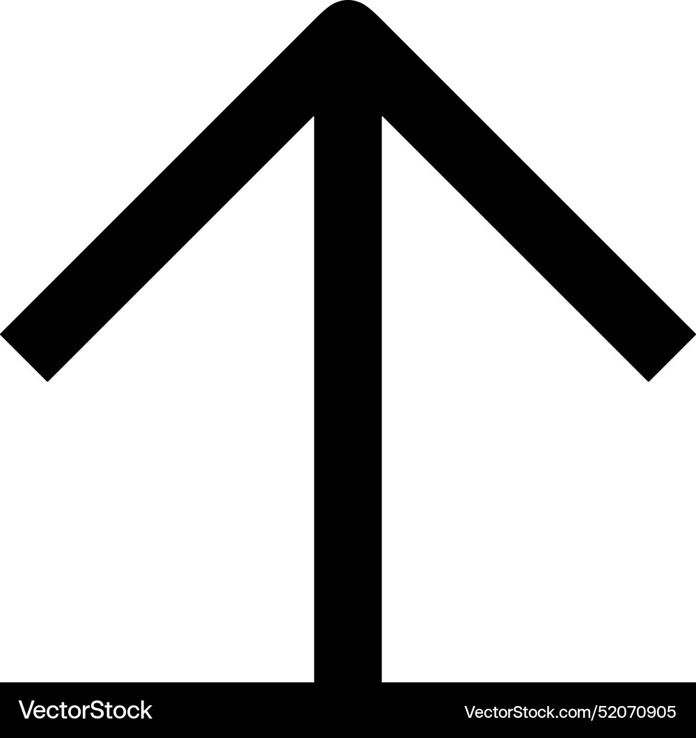 Upload outline icon symbol image Upload outline icon symbol image Vector Image