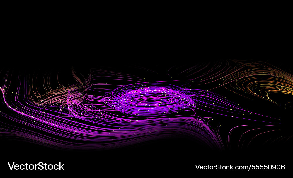 Abstract winding lines of different colors Abstract winding lines of different colors vector image