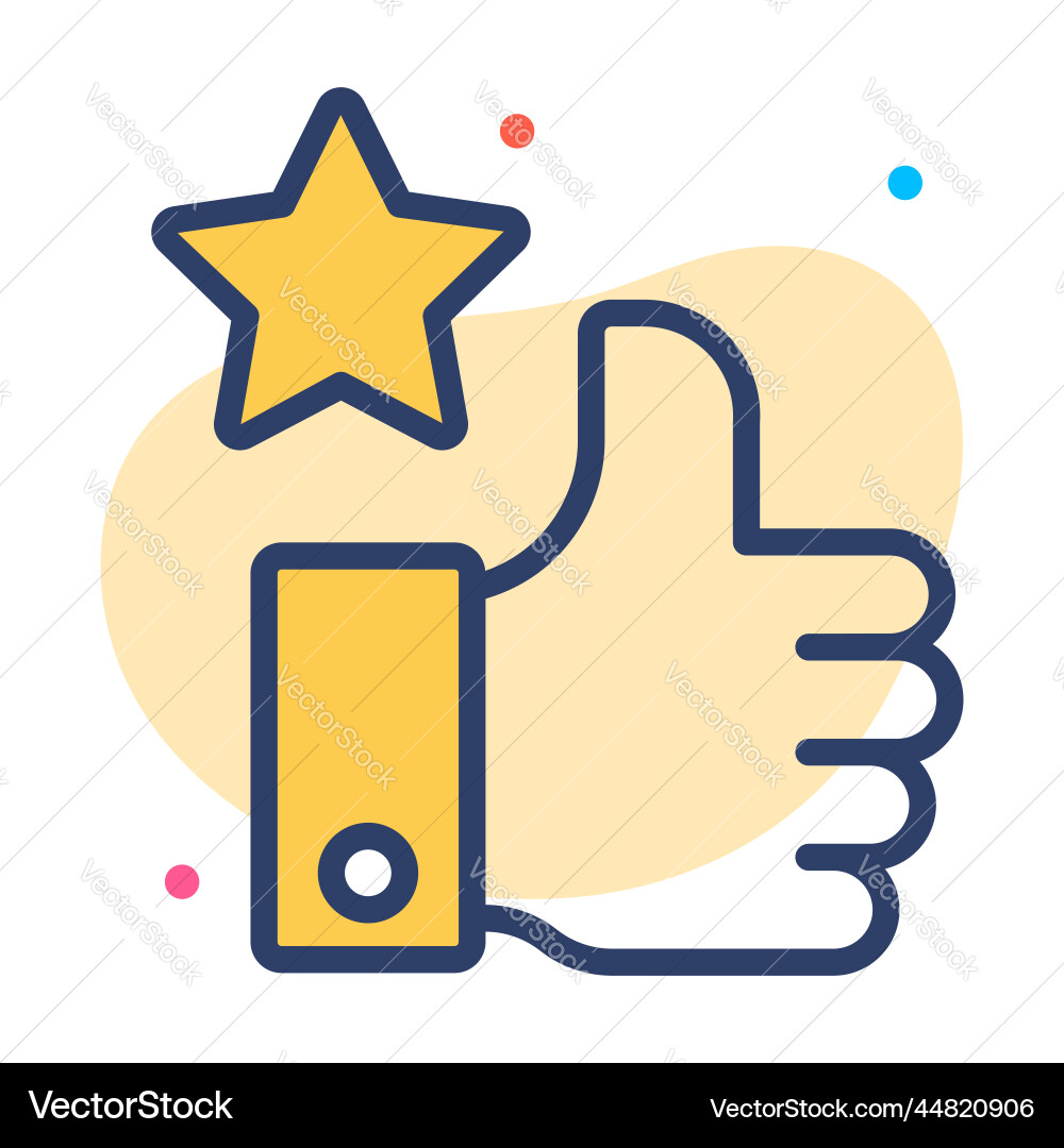Appreciation icon user interface as a simple Vector Image