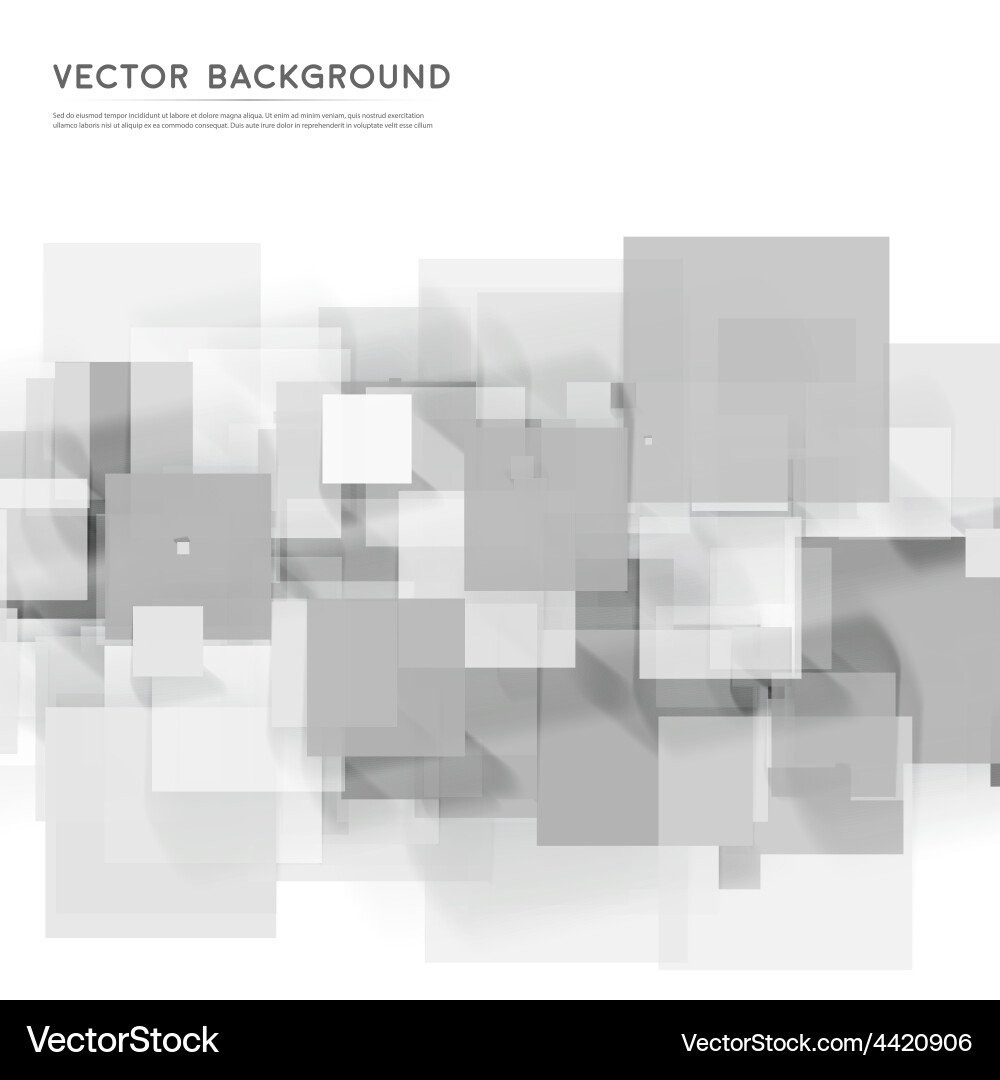 Background abstract squares Vector Image