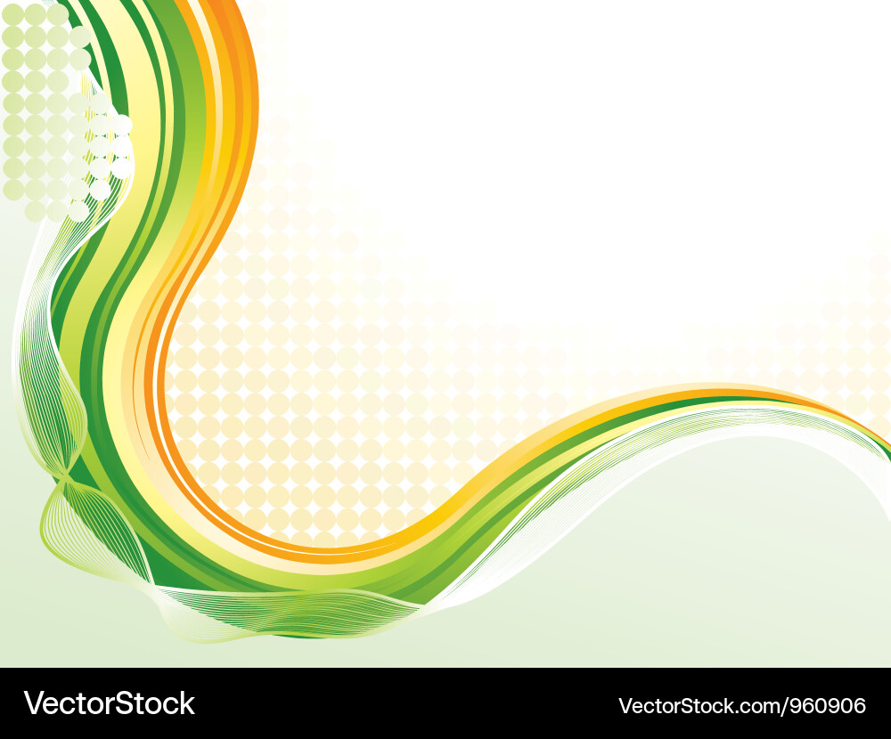 Dynamic Wave Background vector image