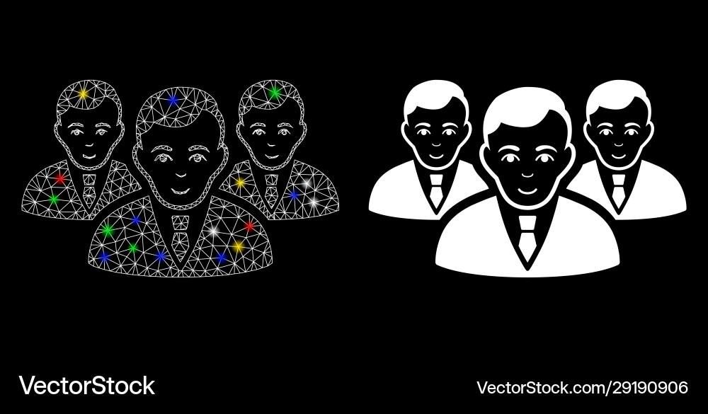 Flare mesh network manager group icon with Flare mesh network manager group icon with vector image
