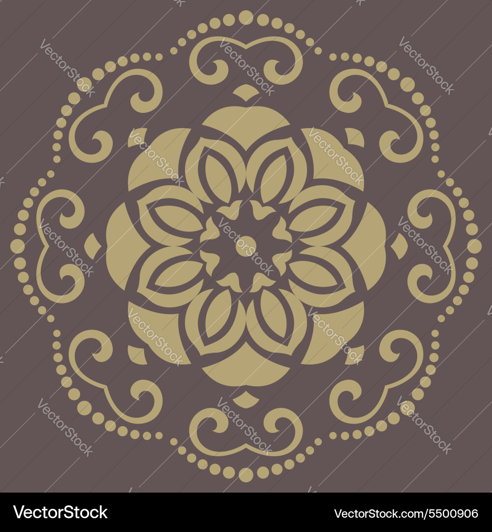 Oriental abstract pattern Vector Image