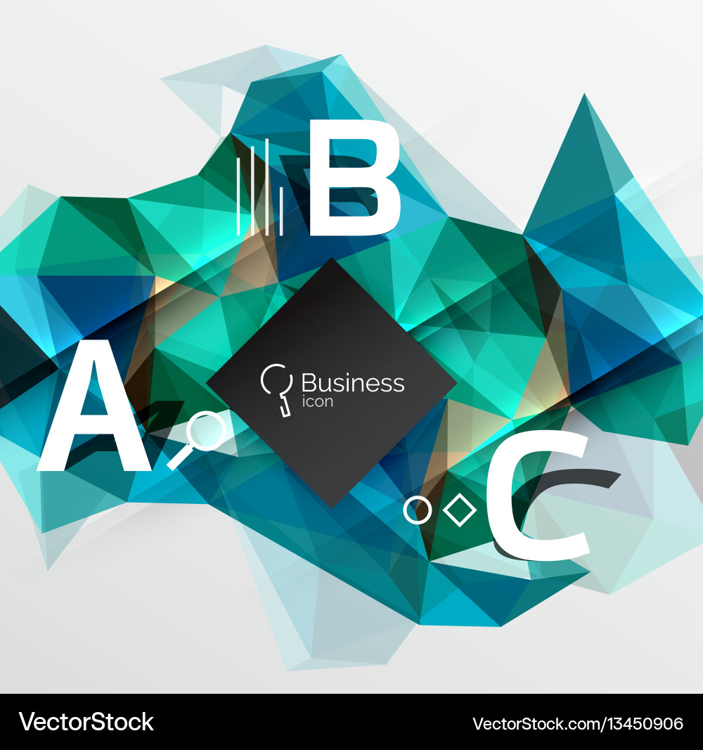 Polygonal triangle abstract background Polygonal triangle abstract background vector image