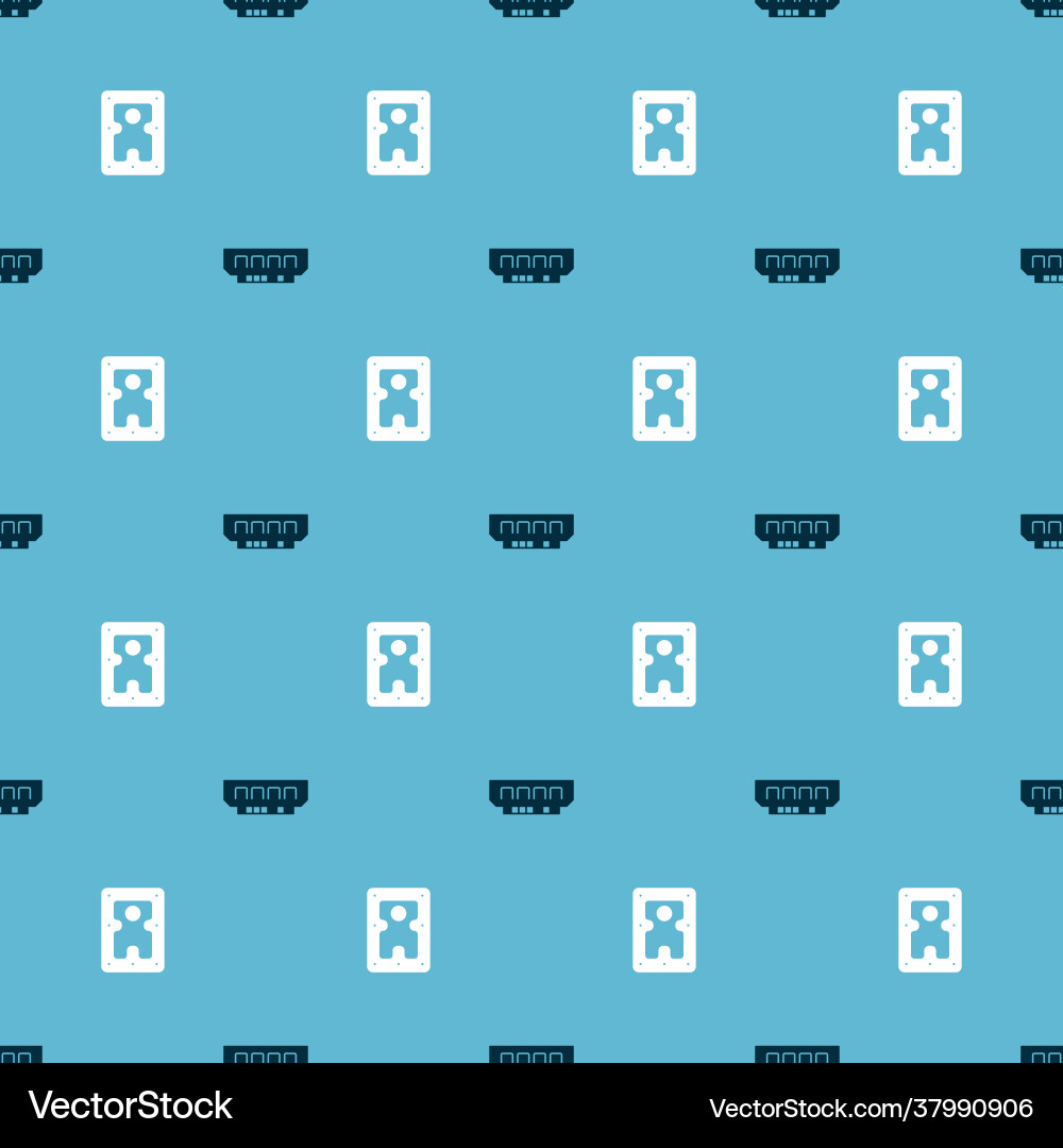Set ram random access memory and hard disk drive Set ram random access memory and hard disk drive vector image