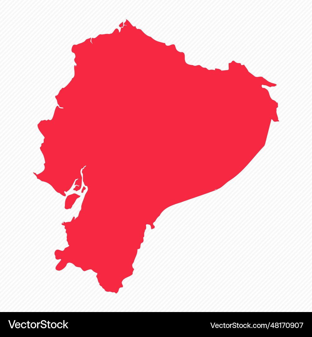 Abstract ecuador simple map background Abstract ecuador simple map background vector image