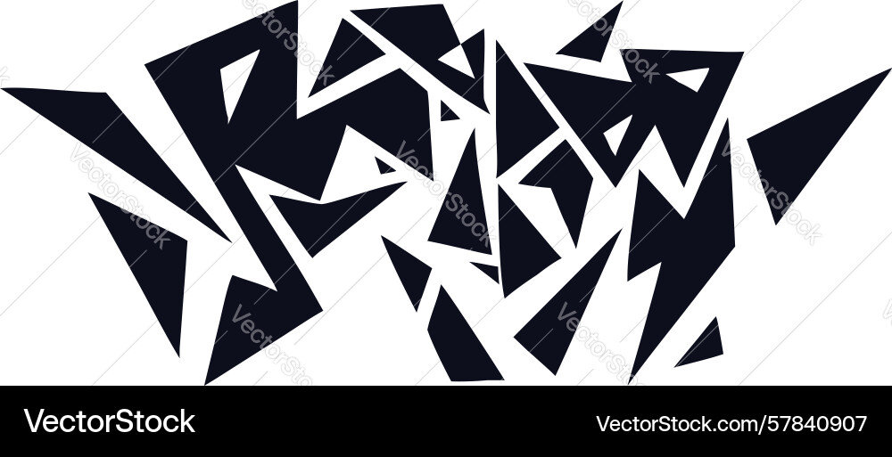 Abstract fragmented shapes dynamic pattern design Vector Image