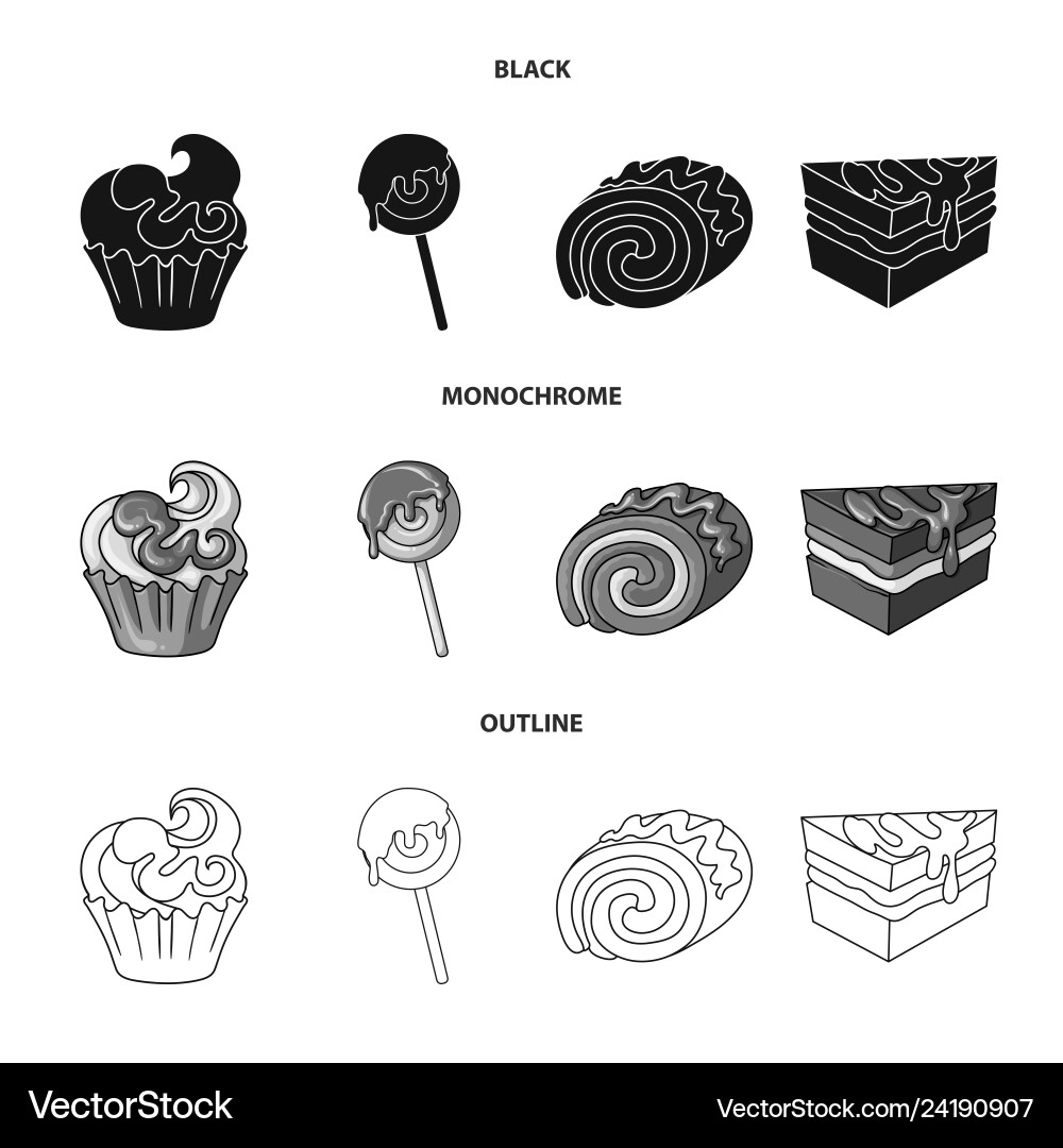 Confectionery and culinary Vector Image