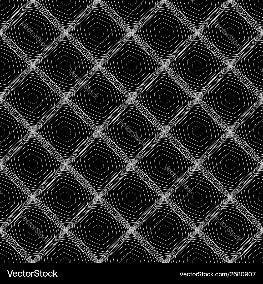 Design seamless diamond web pattern Vector Image