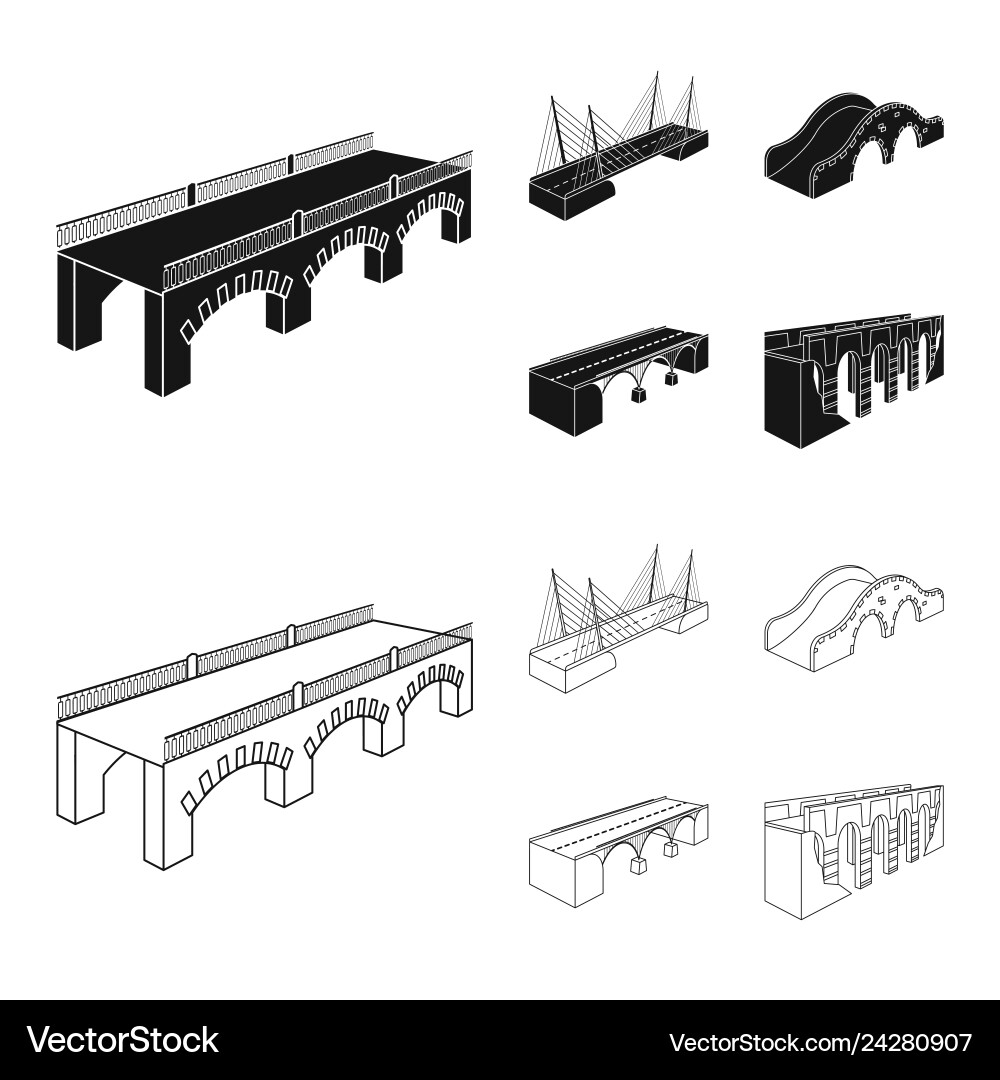 Isolated object of connection and design logo set Isolated object of connection and design logo set vector image