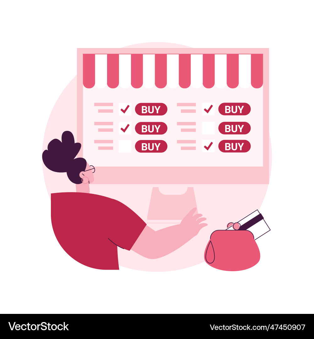 My orders list abstract concept My orders list abstract concept vector image