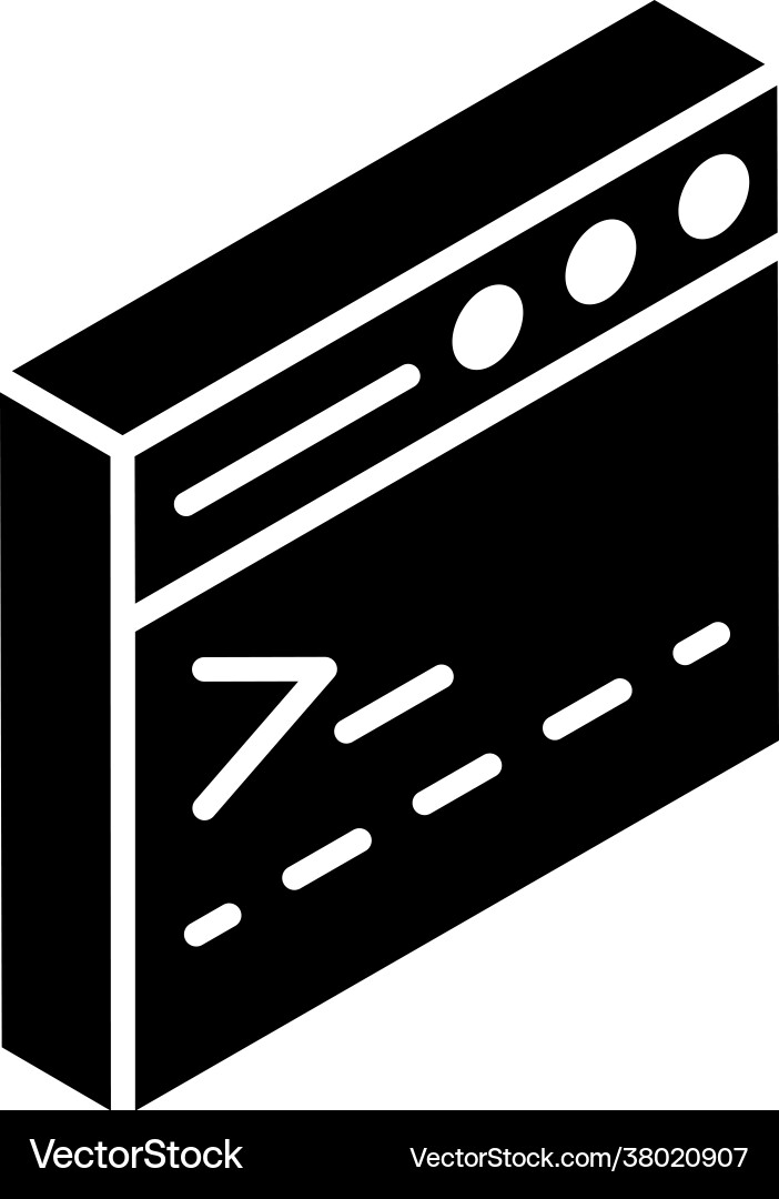 Website coding vector image