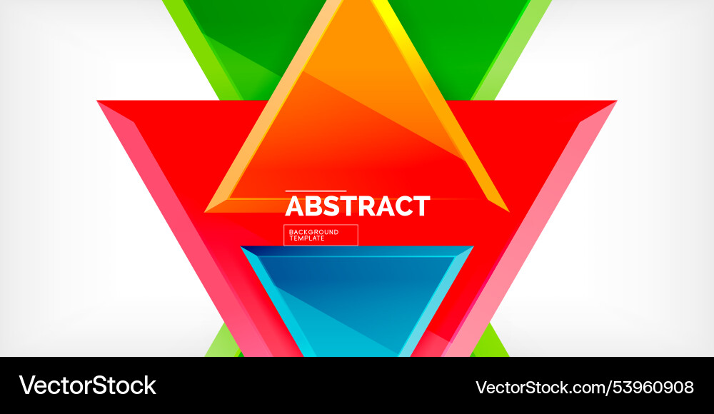 Abstract background - glossy triangles Abstract background - glossy triangles Vector Image