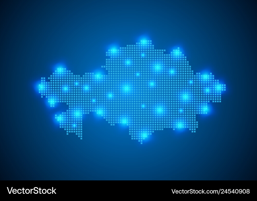 Abstract blue background with map internet line Abstract blue background with map internet line vector image