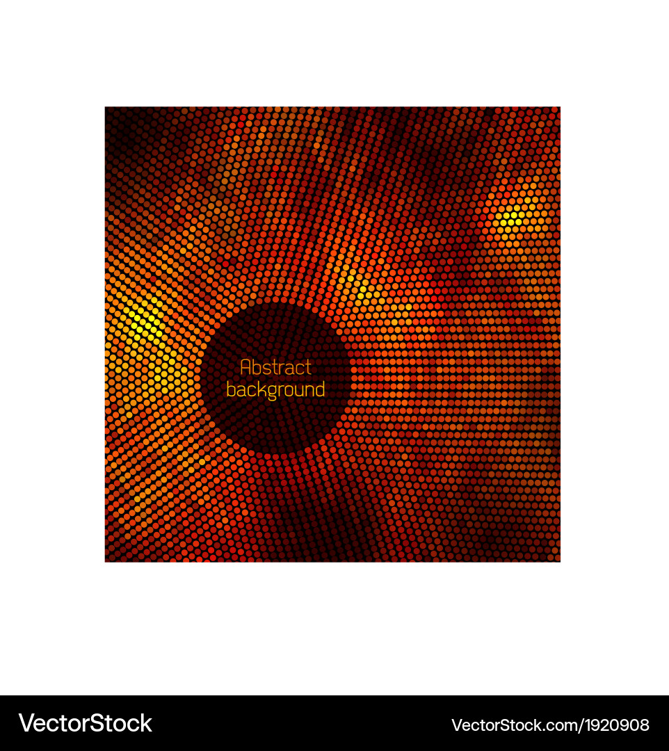 Abstract Halftone Disco Pattern vector image