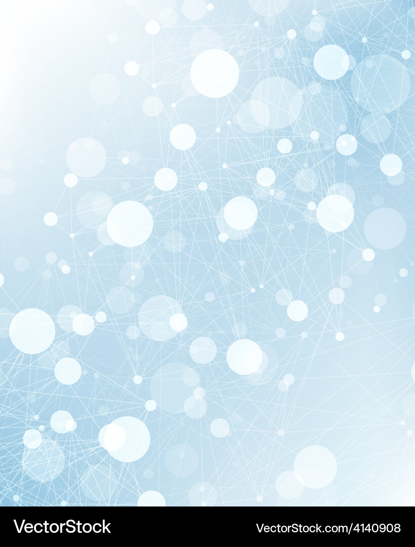 Abstract Network Connections Background vector image
